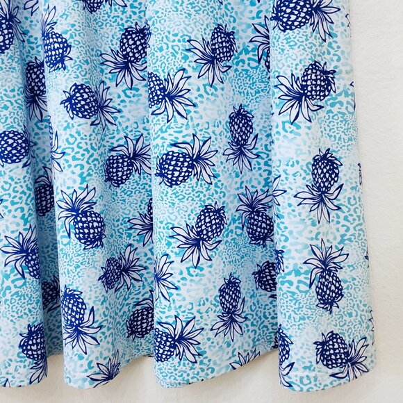 Southwind Apparel UPF 50 Bandeau Swing Sun Athletic Dress Pineapple Print Small - Picture 5 of 12